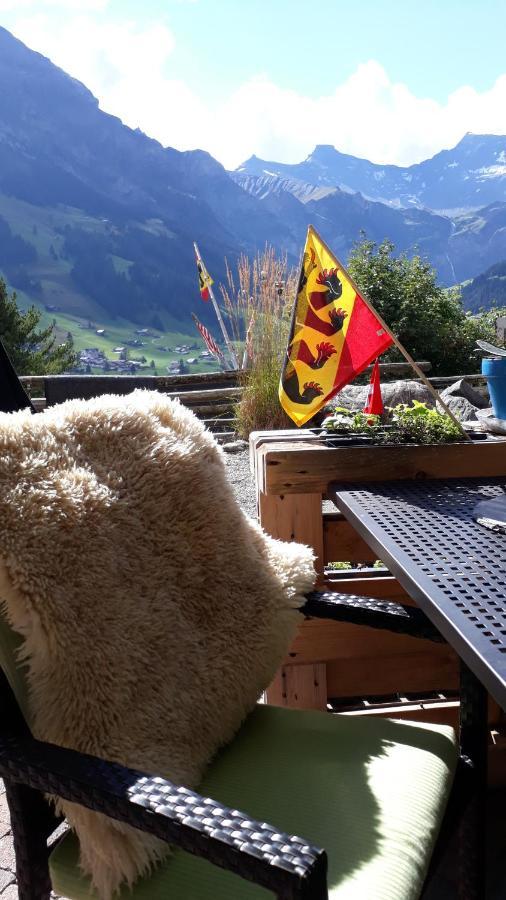 Chalet Gotthelf Gartenstudio, Ferien Mit Hund Adelboden Luaran gambar