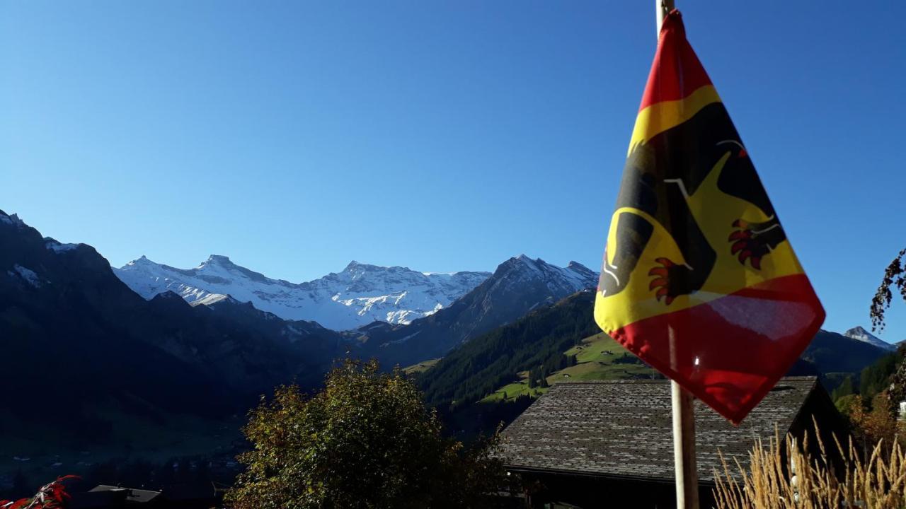Chalet Gotthelf Gartenstudio, Ferien Mit Hund Adelboden Luaran gambar